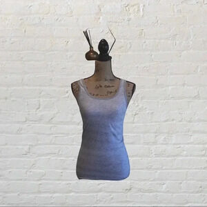 Athleta Striped Tank Top - Gray